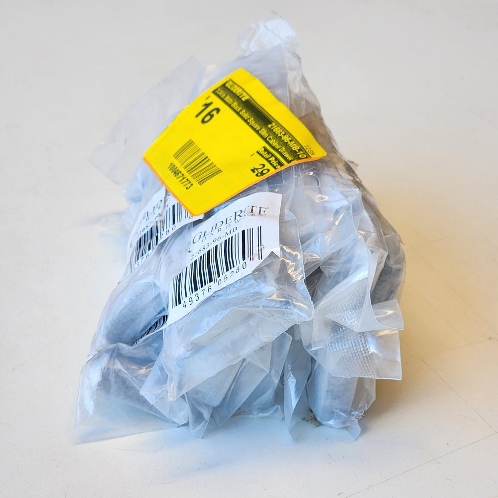 3-3/4 in. Matte Black Solid Square Slim Cabinet Drawer Bar Pulls (10-Pack) (21683-96-MB-10) 3-3/4 in. Matte Black Solid Square Slim Cabinet Drawer Bar Pulls (10-Pack) (21683-96-MB-10)